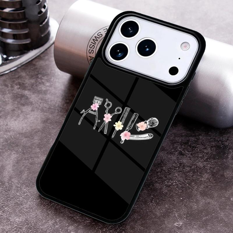 Инструменты парикмахера стилиста парикмахера чехол для телефона для iPhone 17 16 15 Pro Max Air 14 13 12 11 Plus противоударный чехол