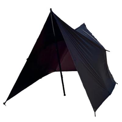 Wonder Three Side Водонепроницаемый брезент Multi Tarp 4 x 4 м Водонепроницаемый черный брезент с пластиной
