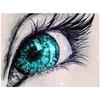 Full 5D Diy Diamond Painting Eye Sketch Diamond Embroidery Cross Stitch Kits Home Decor Handmade Gift