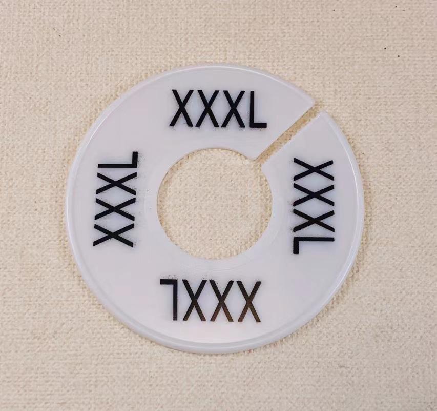 Разноцветные круглые разделительные кольца размеров XXS-XXXL, возможна индивидуальная печать