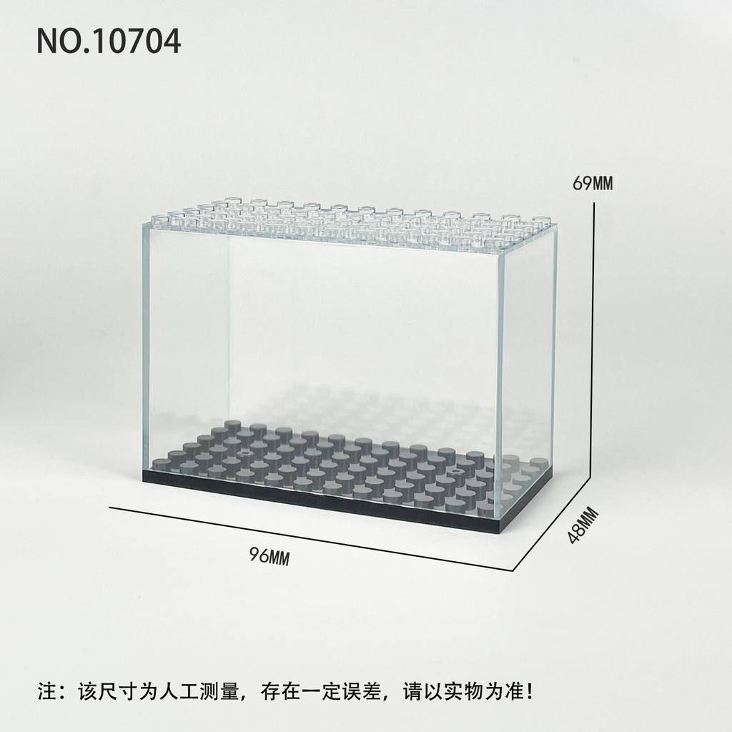 Building Block Figurine Display Box Acrylic Transparent Dustproof Small Doll Compatible Figurine Storage Box