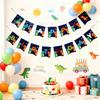 Spot Promotion Party Flag Drawing Graduation Season Unicorn Dinosaur 50 Year Old Holiday Decoration Flag Drawing Party Decoration Banner