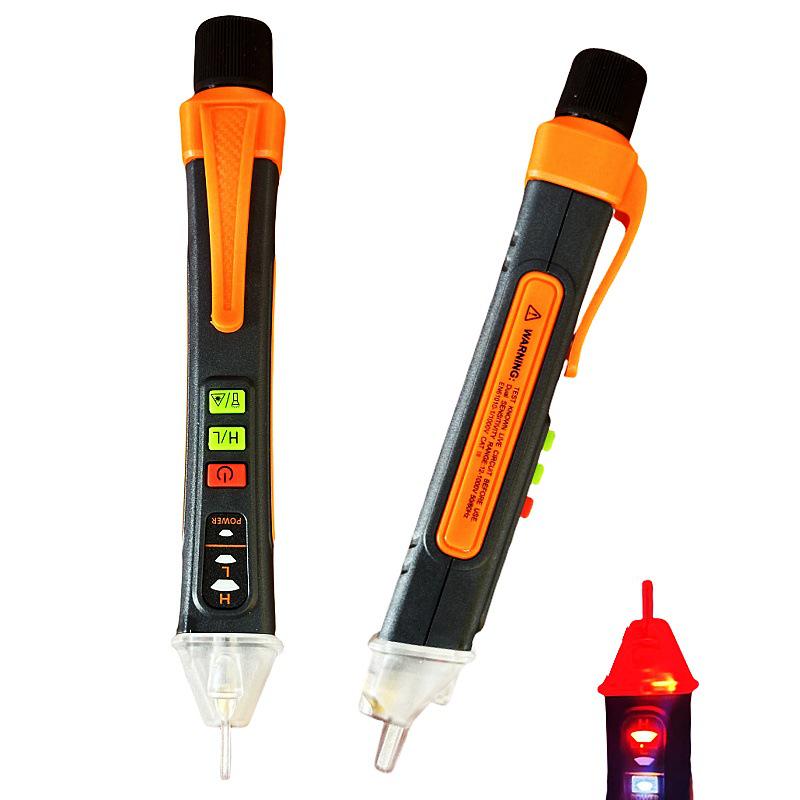 Non-contact Electric Test Pen T02AB: Sound & Light Induction, Voice Readout, Live/Neutral Wire Detection, Circuit Repair.
