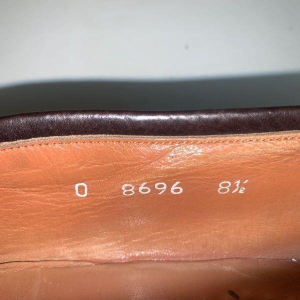 Made In Italy Cesare Paciotti Vintage Slip-On Business Shoes Size 8.5 27.0cm(USED)