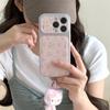 Милый мультяшный кот Единорог iPhone 17/16 Pro Max/15/14 Девчачий Чехол для телефона с сердцем