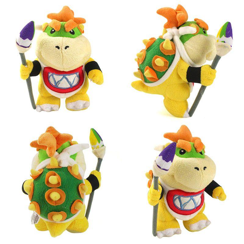 Super Mario Standing Baby Bowser Koopa Plush Doll Adorable Stuffed Toy For Kids