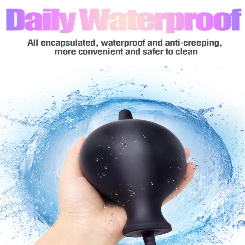 Надувной анальный вибратор, анальный расширитель, расширяемый, 10 скоростей, вибрирующая Анальная пробка, анальные шарики, секс-игрушки