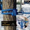 Junshi Outdoor Clothesline - Durable Fade-Resistant Sky Blue Rope