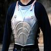 Medieval Half Body Armor Set 18GA Steel Cuirass, Pauldrons and Gauntlets LARP, Combat Reenactment Gift