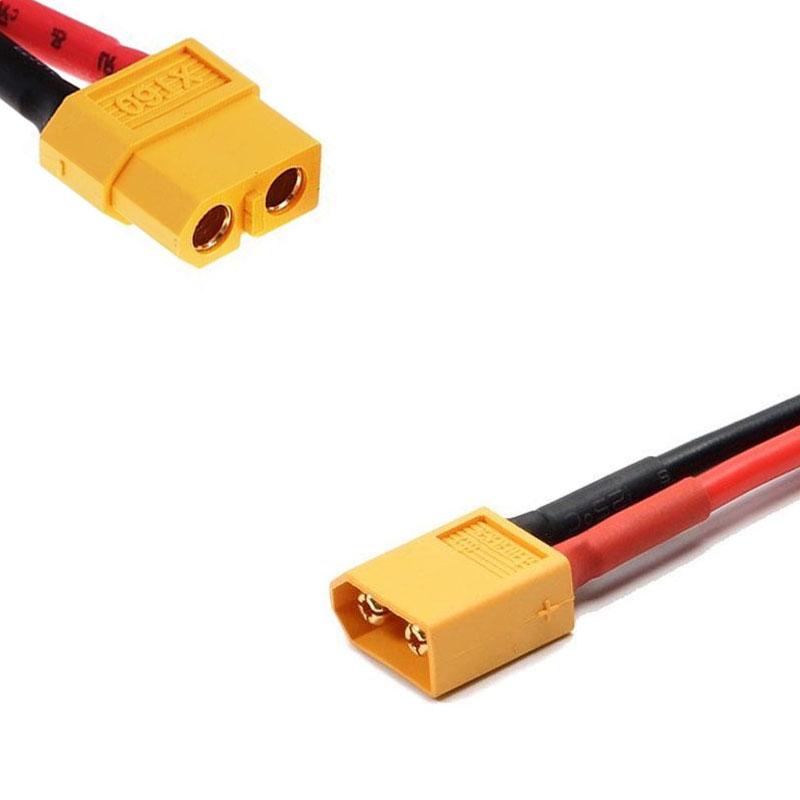 XT60 12AWG Parallel Battery Connector Male To Female Dual Extension Cable Silicone Tinned Copper Wires For RC Drone Boat Motor