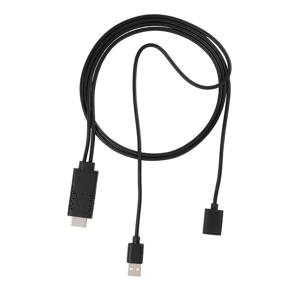 2 в 1 1080P USB Female to HDMI Male HDTV адаптер кабель шнур для iPhone Android