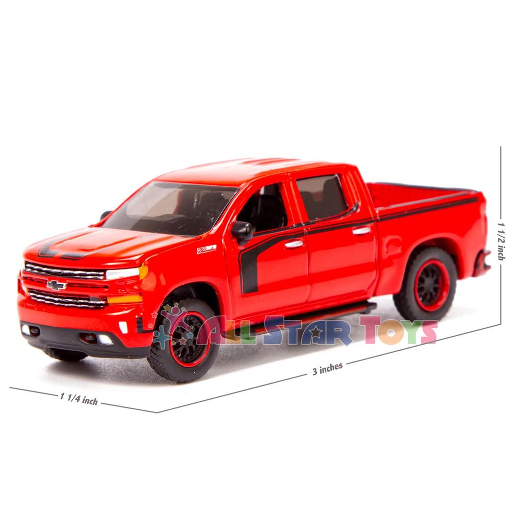 Auto World CP7918 2019 Chevrolet Silverado LTZ Z71 Red Limited Edition 2496 Pieces Worldwide Diecast Model Car 1/64