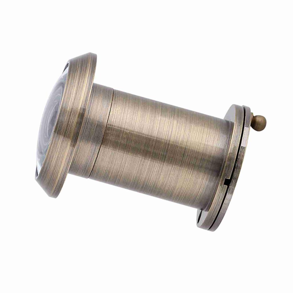 Домашняя безопасность Оптическое стекло 220 градусов широкоугольный дверной прицел (бронза)