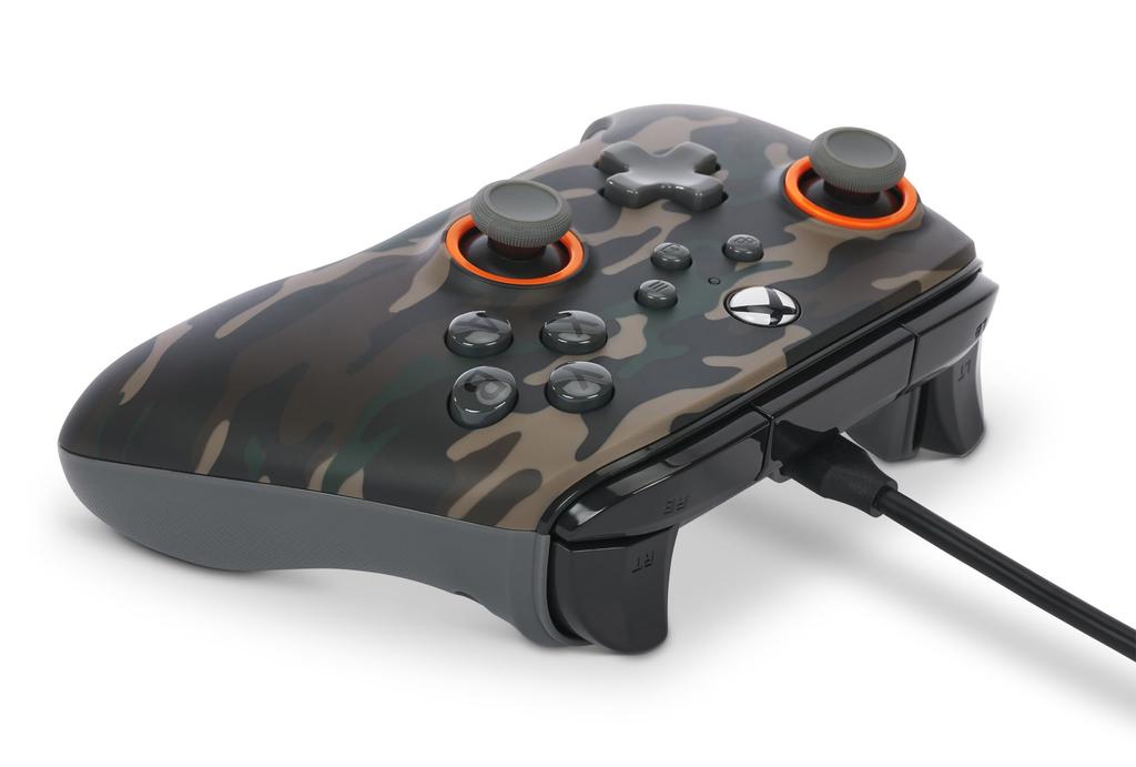 Год PowerA Advantage Проводной контроллер для Xbox Series Woodland Camo Функция двойной вибрации для Xbox Series PC Windows [2 Гарантия] XS - XS 10/11