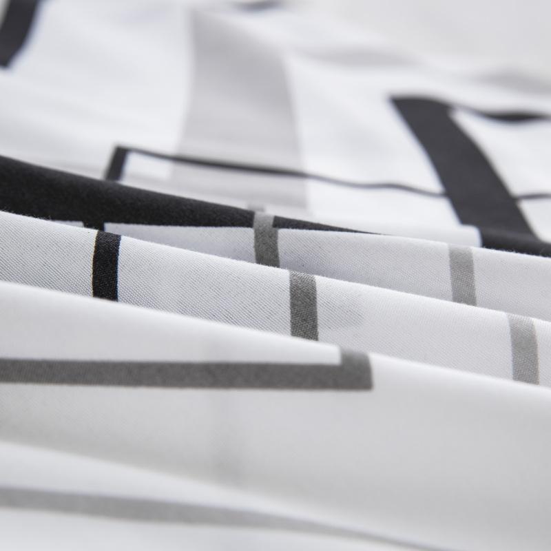 Abstract Geometric Duvet Cover Full Queen Size Wave Pattern Bedding Set Farmhouse Comforter Cover Microfiber Chevron Quilt Cover