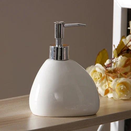 Аксессуары для ванной комнаты Простая керамическая бутылка для лосьона Креативная упаковка моющего средства Бутылка для дезинфекции рук Дозатор для мыла