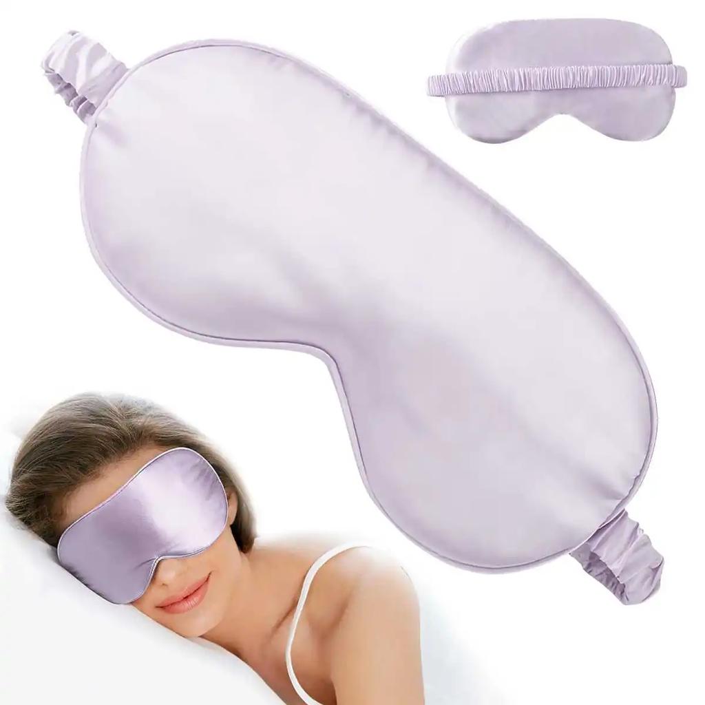 1PC Effective Light-blocking and Protective Eye Mask - Comfortable and Soft Silk Fabric Sleep Mask.