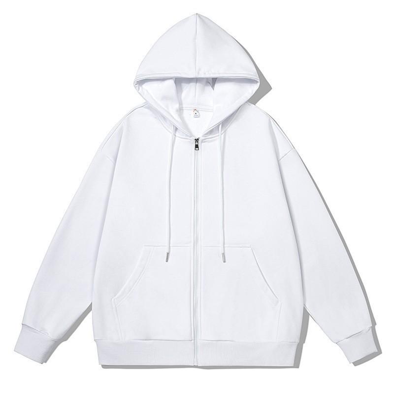 Womens Hooded Zip-Up Sweatshirt With Pockets Loose Fit Streetwear Casual Long Sleeve Pullover