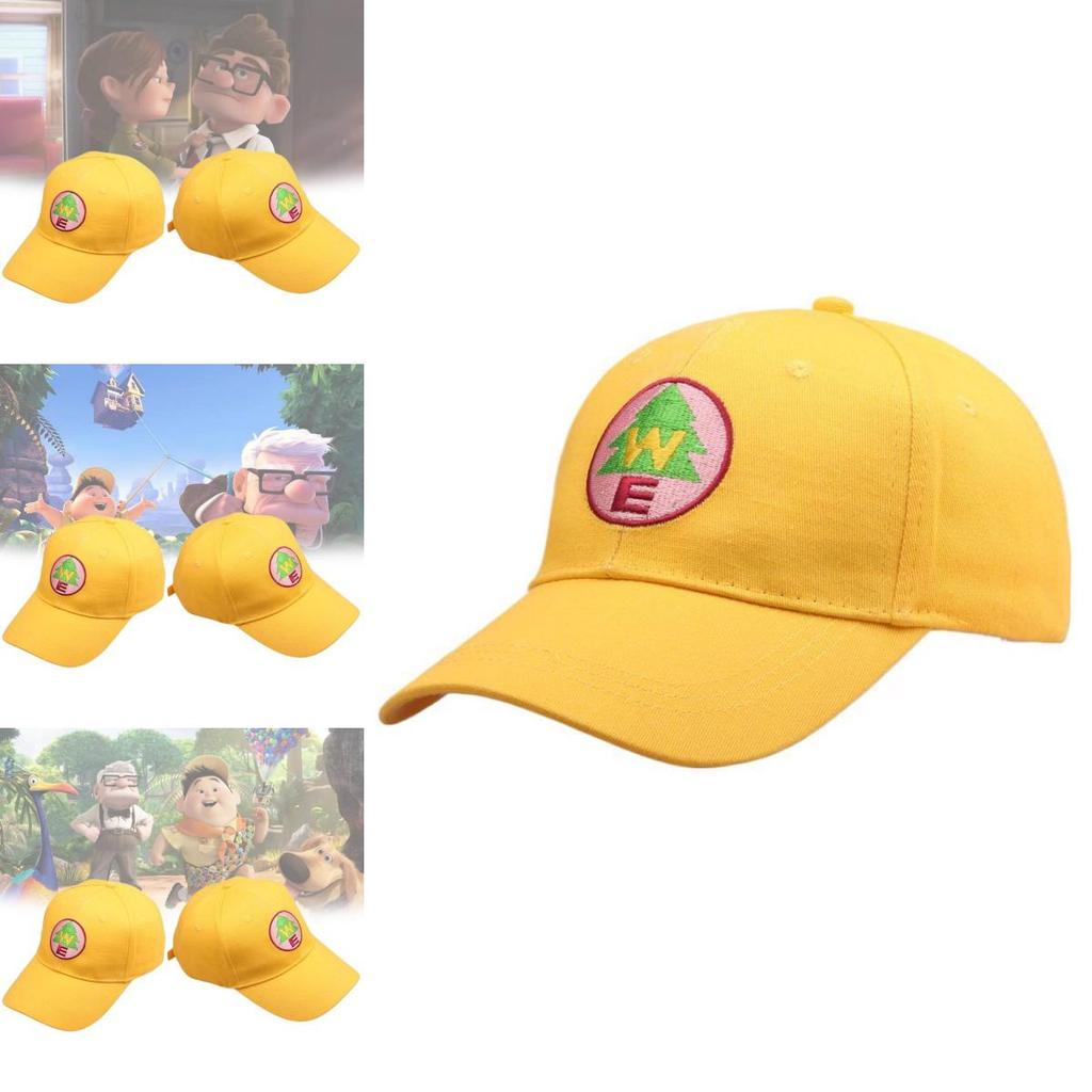 Up Russell Cosplay Baseball Hat With Yellow Cotton Fabric For Cosplay Costumes
