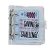 Mini Money Saving Binder PVC Envelope Savings Challenge Savings Challenges Book  Save Money