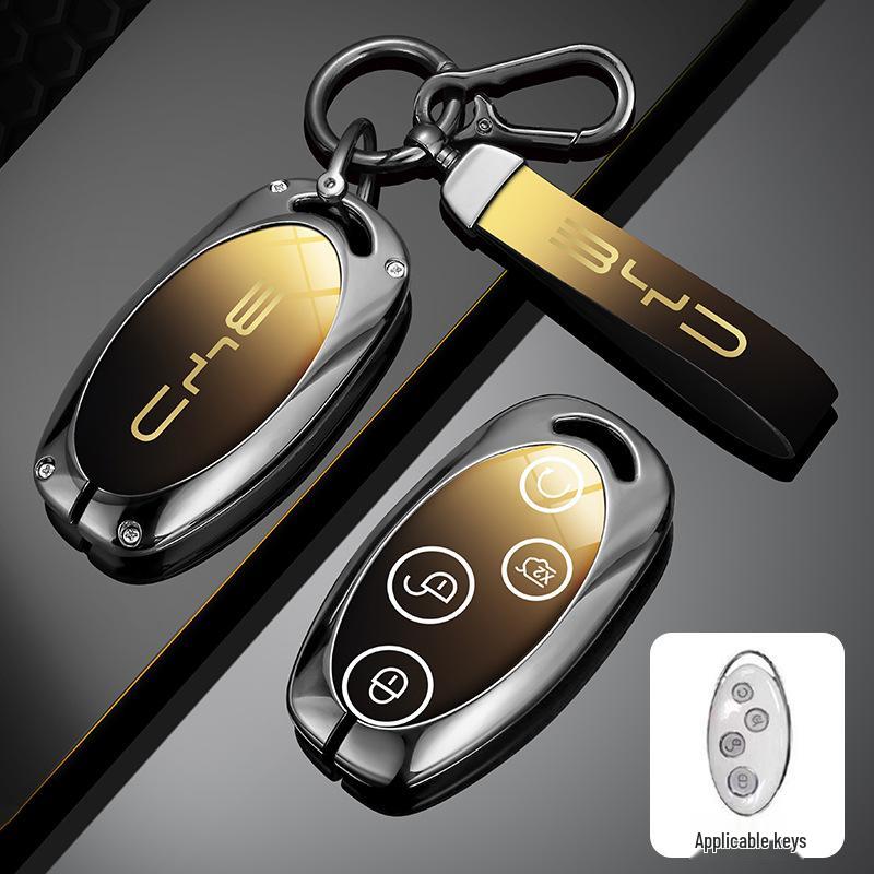 BYD Dolphin 22-24 Key Case: Compatible with Han, Song Plus, Tang DMI, Qin Pro, Yuan E2