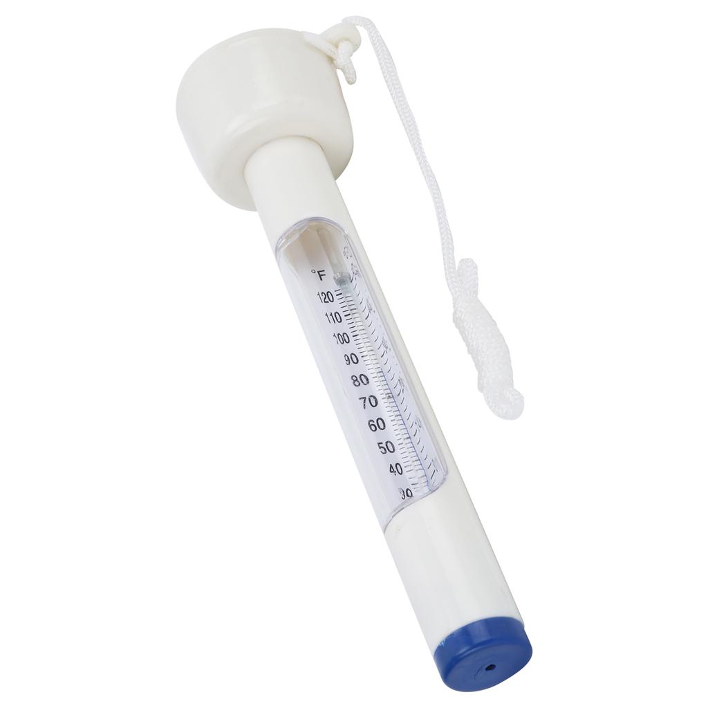 Pool Thermometer Durable Shatter‑Resistant ABS Pond Water Thermometer for Aquariums Bathtubs Swimming Pools