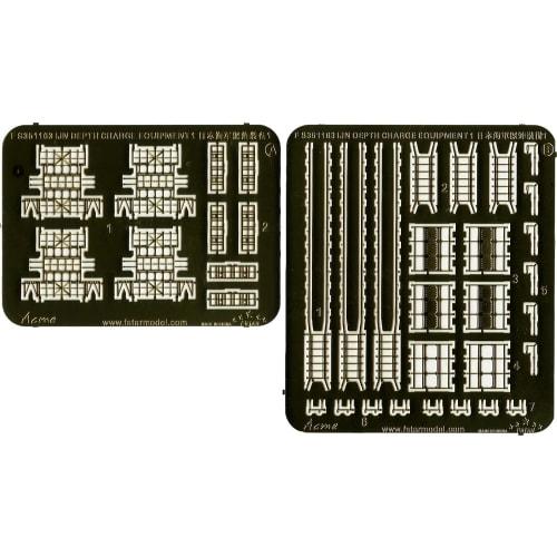 Five Star Models 1/350 Japanese Depth Charge Device 1 Plastic Model Parts FSM351163