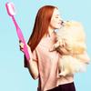 Photo Shoots Props Shower Brush Huge Comedy Item Giant Toothbrush