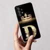 Прозрачный чехол для телефона Samsung Galaxy A56 A57 A37 A55 A54 A36 A35 A26 A25 A16 A17 A07 A52 A34 A73 A53 Чехол Буквы G F V H D P C B