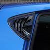 ABS Углеродное волокно/Черный Для SEAT Leon MK2 2008-2012 Треугольная Накладка-Дефлектор Заднего Окна Наружная Декоративные Аксессуары