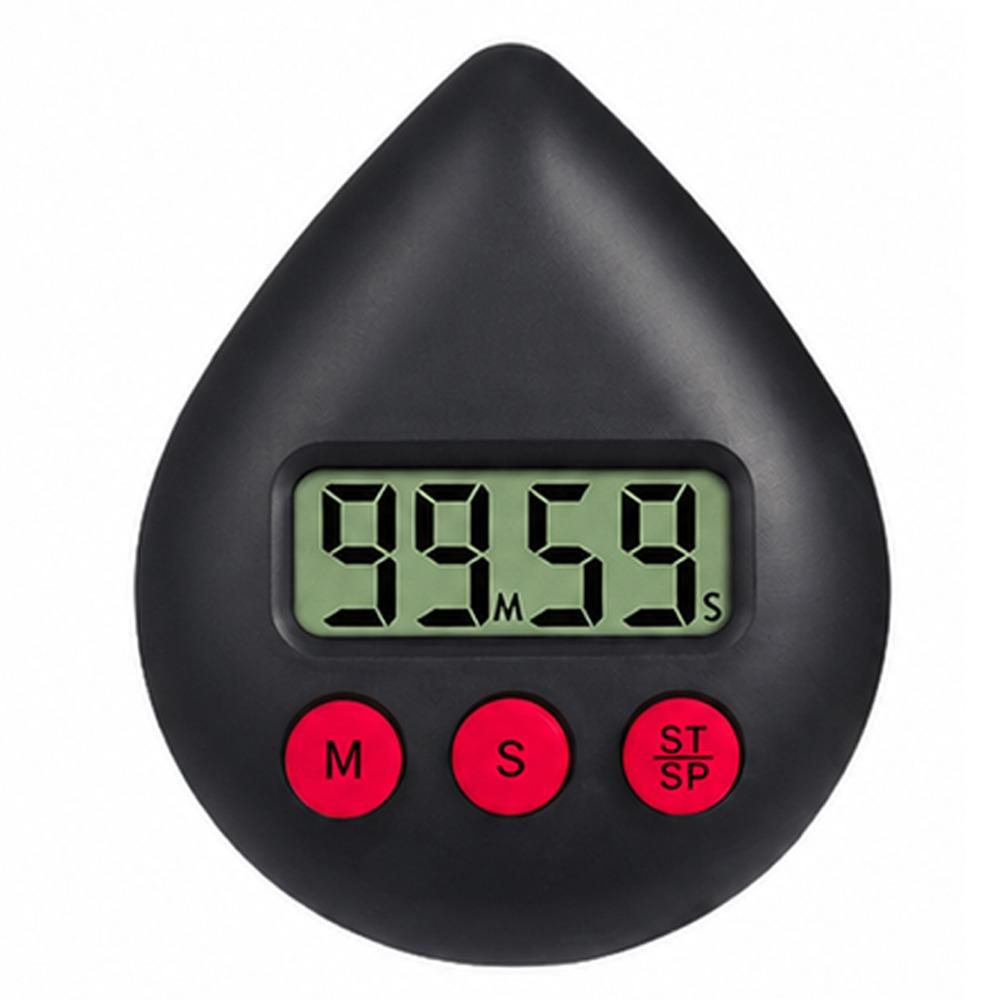 Plastic Countdown Timer Droplet Shape Cooking Timer New Digital Timer Baking