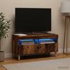 LED TV Stand Reclaimed Wood Engineered Wood