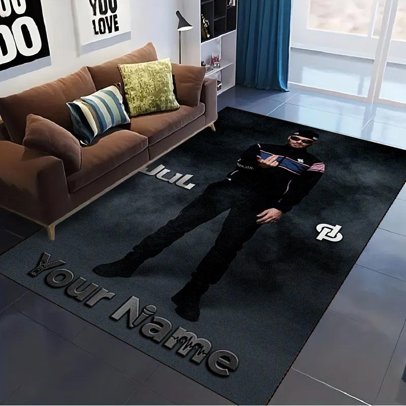 Name Custom Jul album Carpet Rug for Living Room Bedroom Home Sofa Decoration,Kids play Non-slip Floor Mat