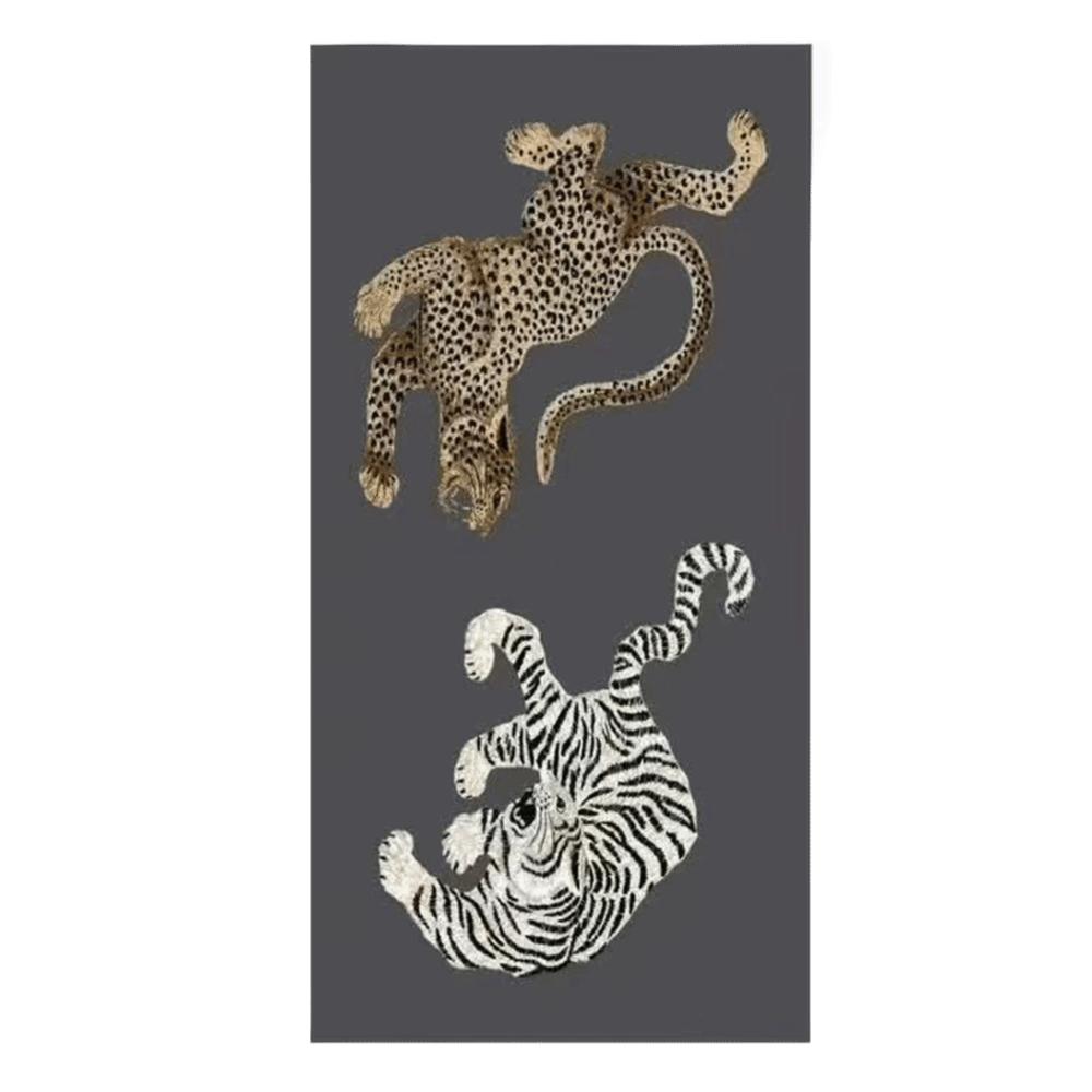 Old Money Style Sunscreen Cover-up Leopard Draped Cardigan Elegant Vintage Shawl Wrap Women