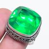Натуральный Индиголитовый Турмалин 925 Стерлинговое Серебро Ювелирное Кольцо Размер 9 u4D01