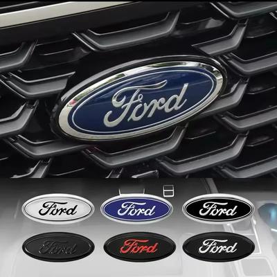 Новая автомобильная наклейка 2026 года Для автомобиля Ford Эмблема на решетку радиатора автомобиля Наклейка с логотипом на задний багажник Аксессуары Для Ford Focus mk2 mk3 Fiesta mk
