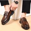 Fashion Spring Autumn Cow Leather Dress Shoes for Men Fashion Soft-soled Men's Wedding Shoes New Designer Casual Loafers Male