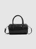 2025 New Korean Style Premium Black Retro Bowling Shoulder Bag Fashionable Versatile Crossbody Bag