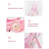 Doll Stroller Toy for Toddlers Foldable Babydoll Stroller Realistic Safe Learning Toy Girls' Imagination Booster Gift for 3 4 5 Year Old Girls