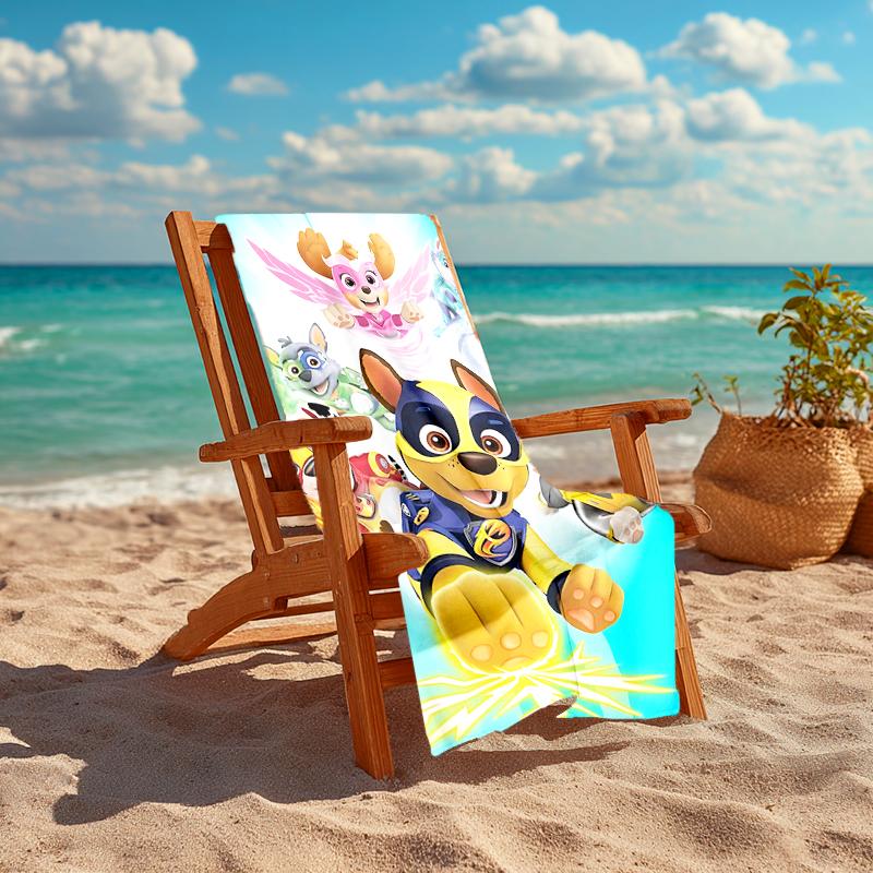 1Pc Paw Patrol Adventure Beach Towel Quick Dry Multiuse For Beach Pool Gym Yoga Home Travel Christmas Halloween Xmas Gift S1309