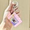 Recordable Retro Tape Recorder Keychain With music Recording Music Box Pendant   Backpack
