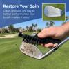 ABS Handle Golf Club Brush Detachable Bottle Cleaning Brush Golf Groove Cleaner  Practice Bag