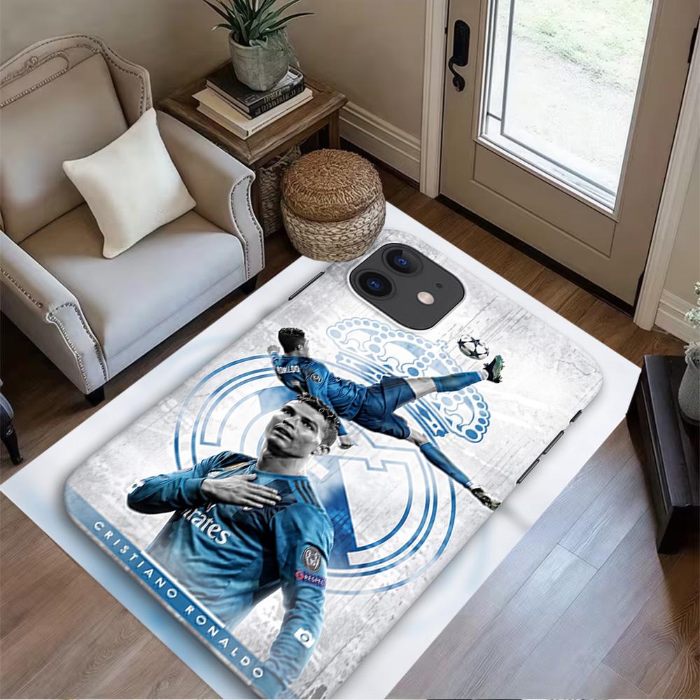 Cr7 Goat Celebration Floor Rug Office Rug Perfect for Dining Room Bedrooms Playrooms Hallway Antislip Carpet Anime Office Decor Best for Christmas
