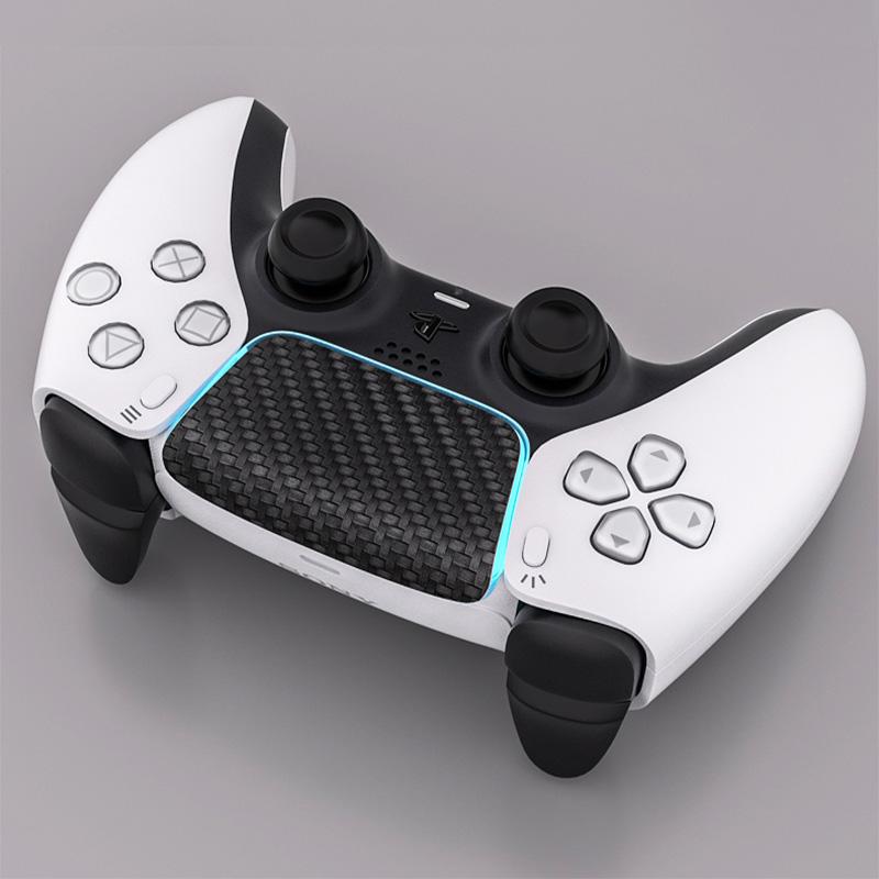 Наклейки на кожу для контроллера PS5, однотонная многотекстурная наклейка для сенсорной панели Playstation 5, защитная пленка для геймпада(2 шт.)