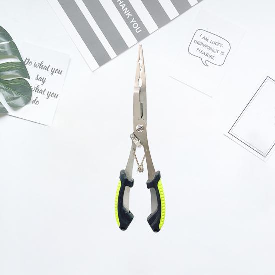 Рыболовные плоскогубцы Эргономичные Противоскользящие Высокопрочные Многофункциональные Режут Леску Рыболовные Плоскогубцы для Завязывания Крючков