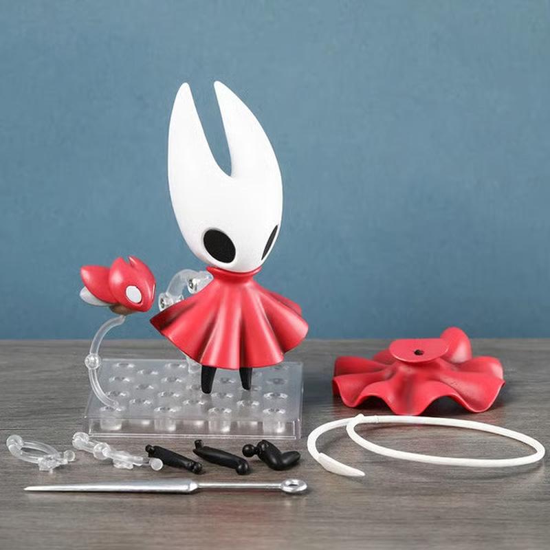 Набор мини-фигурок Hollow Knight Silksong 2195 2196, ПВХ-статуэтки Рыцарь и Шершень, Коллекционная фигурка из игры, Декор для рабочего стола, Коллекционная фигурка