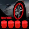 Luminous Wheels Tire Air Cap Cover Fluorescent Night Glowing Tyre Valve Caps Auto Wheel Valve Stem for Car,SUV,Motorcycles,Truck Stem Caps1