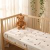 120x60cm Baby cartoon Printed Cotton Bed Sheet Mattress Cover, Children's Bed Soft and Skin Friendly Bedsheet