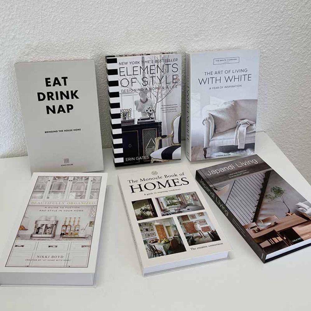 Простой Декор в виде Поддельных Книг Модный Домашний Декор для Книжной Полки Журнал Декоративная Имитация Книги