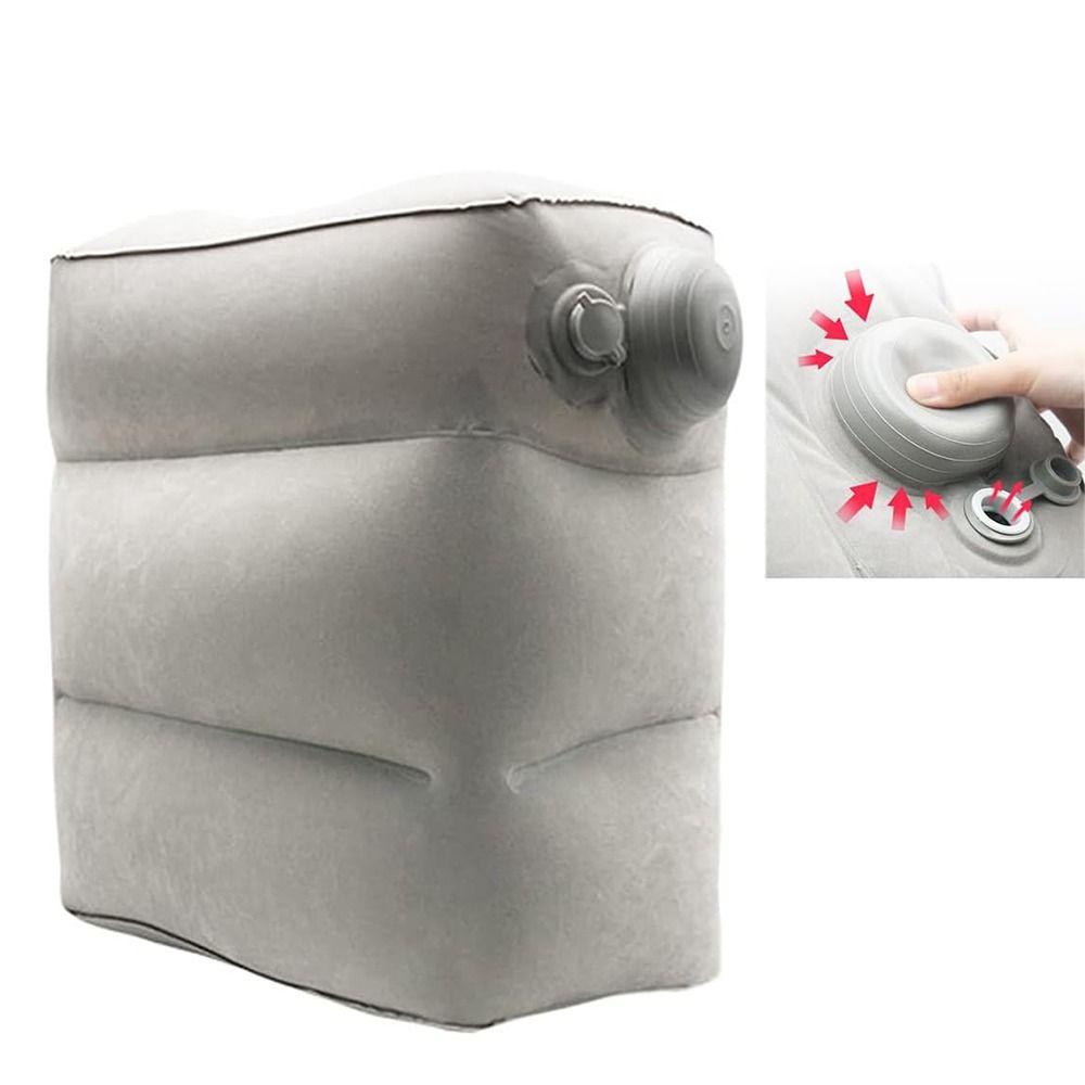 Self Inflatable Inflation-Airplane Footrest 2/3 Layers Inflatable Foot Rest Car Accessories